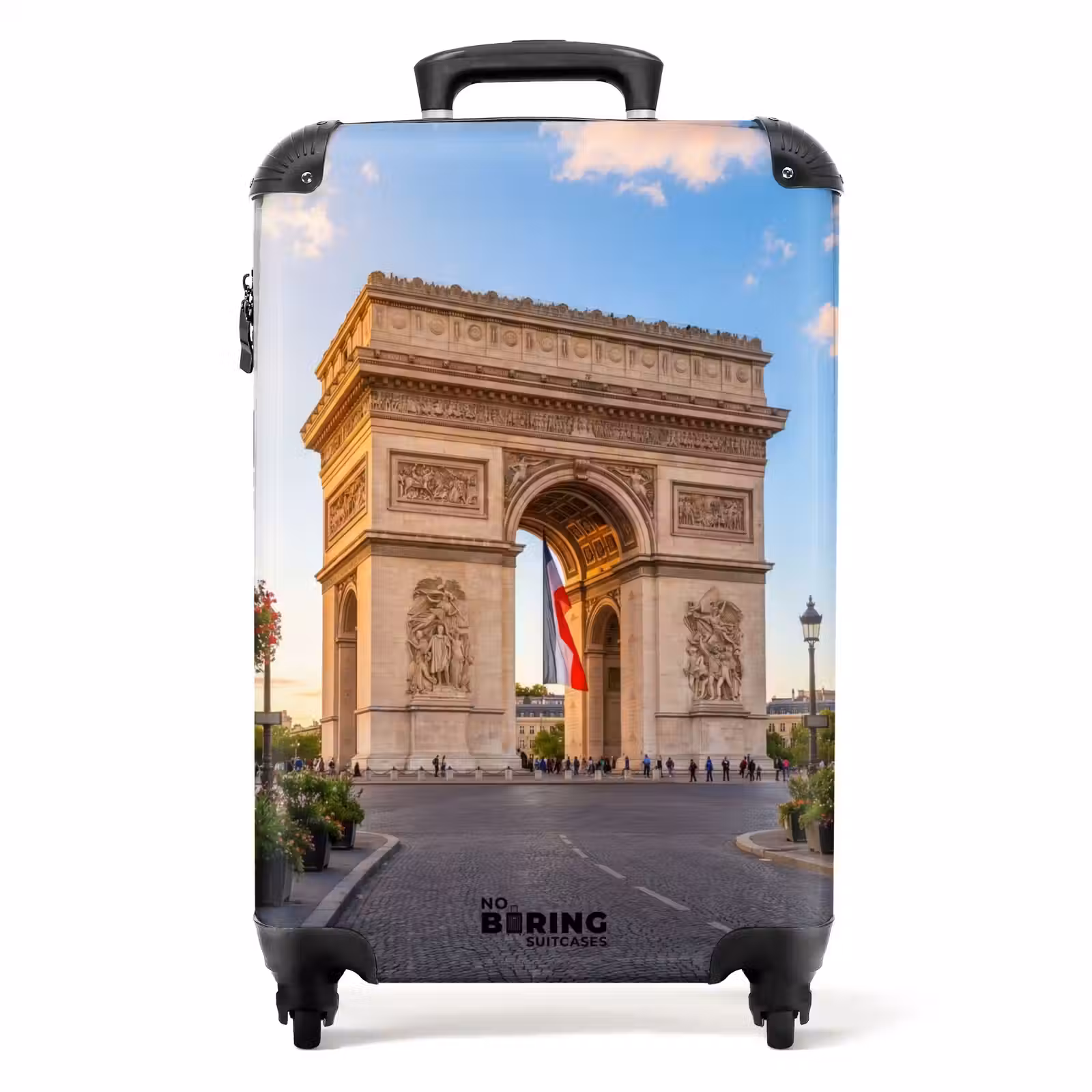 Valise - Monument - Paris - Coucher de soleil - Architecture - Or — 1