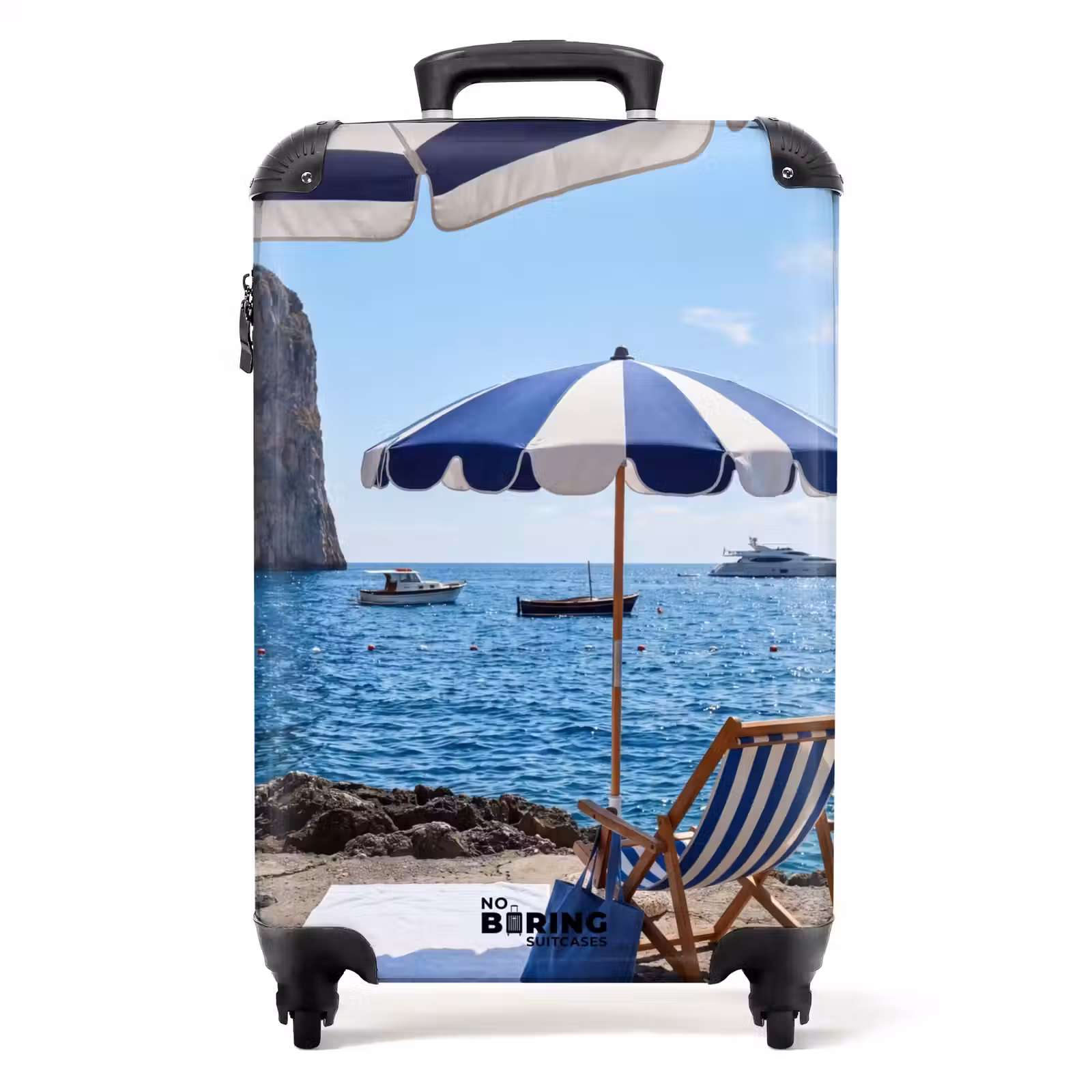 Valise - Plage - Transat - Parasol - Été - Bleu — 1