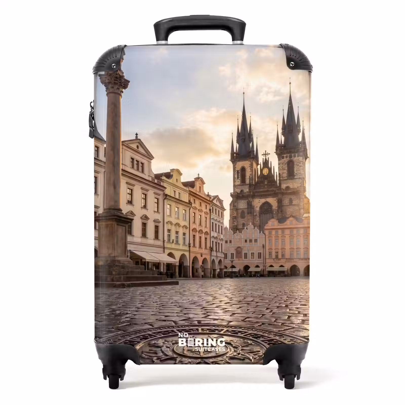 Valise - Ville - Prague - Matin - Architecture - Or — 1