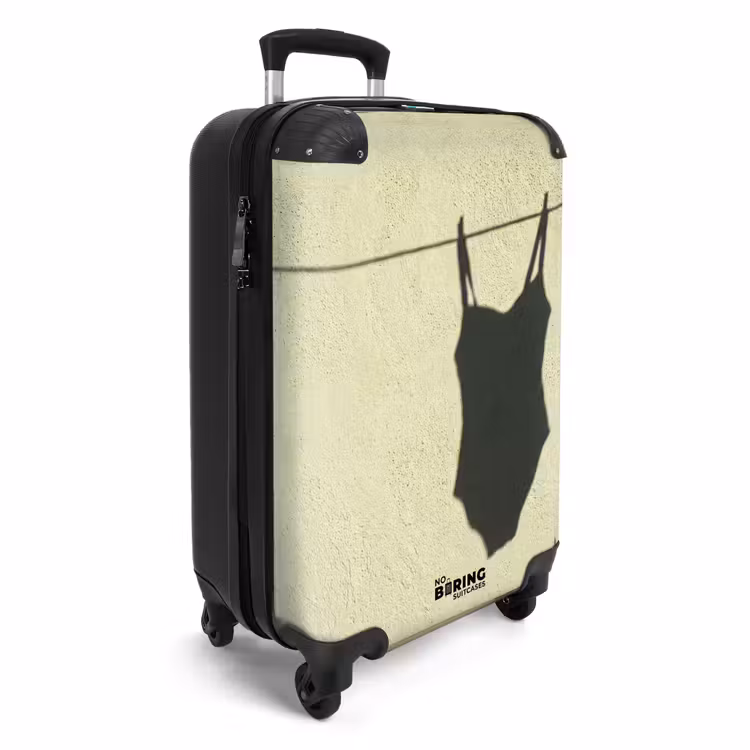 Valise - Maillot de bain - Ombre - Mur - Été - Minimaliste — 2