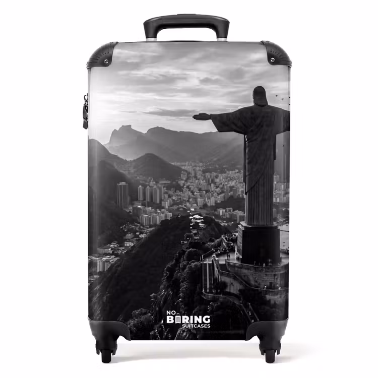 Valise - Monument - Vue urbaine - Paysage - Noir - Blanc — 1