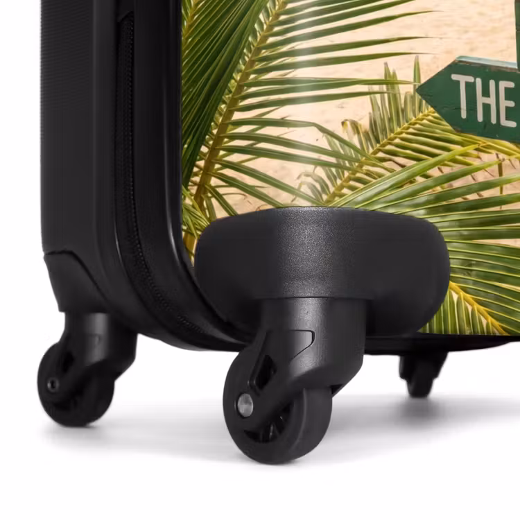 Valise - Plage - Panneau indicateur - Palmiers - Tropical - Vert — 7