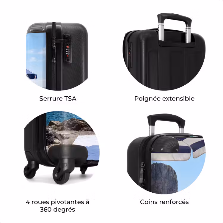 Valise - Plage - Transat - Parasol - Été - Bleu — 8