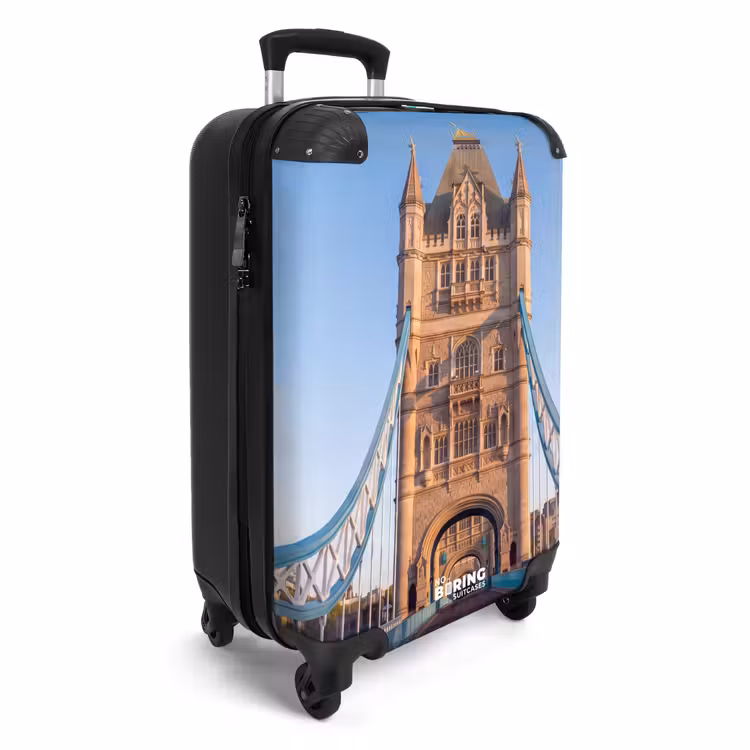 Valise - Pont - Tour - Architecture - Classique - Bleu — 2