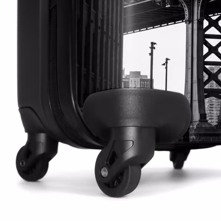Valise - Pont - Ville - Architecture - Moderne - Noir - Blanc — 7
