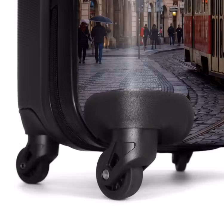 Valise - Tramway - Rue - Paysage urbain - Classique - Rouge — 7