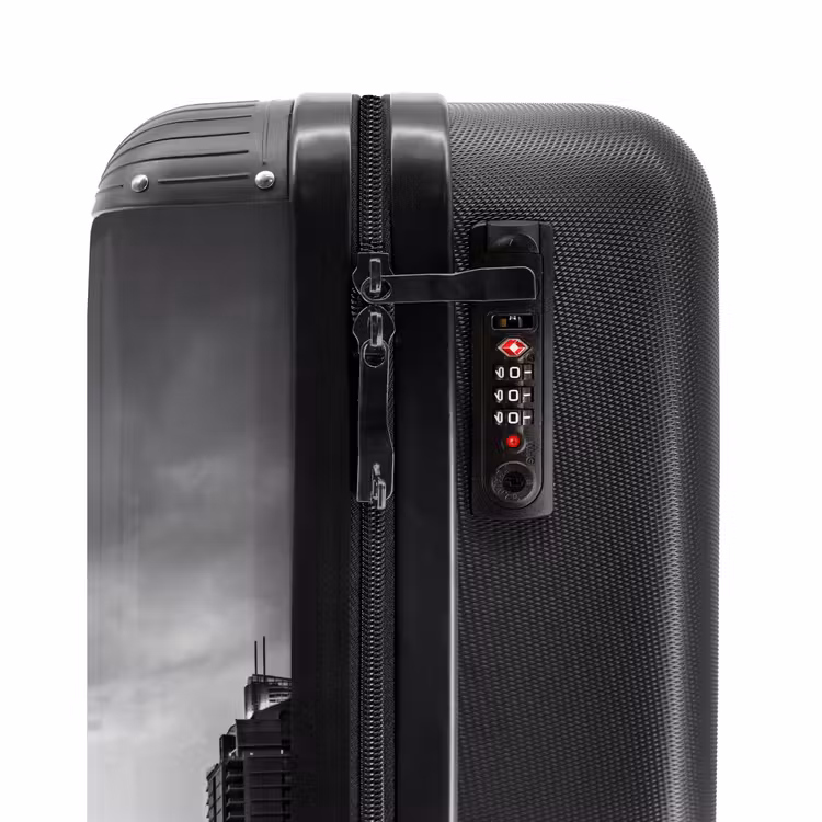 Valise - Ville - Skyline - Architecture - Soir - Noir et blanc — 6