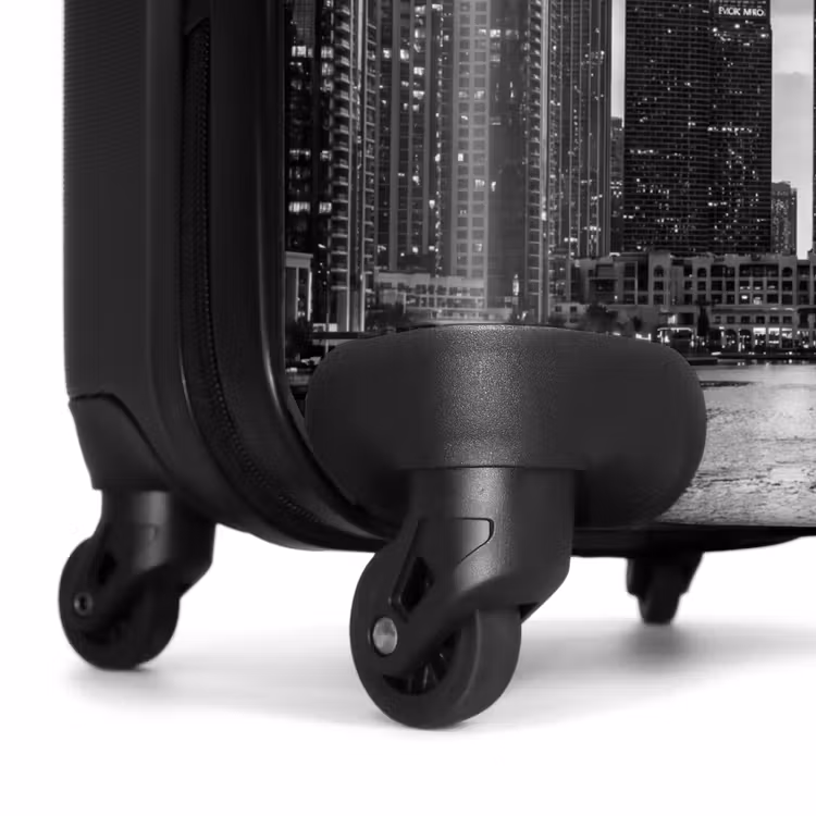 Valise - Ville - Skyline - Architecture - Soir - Noir et blanc — 7