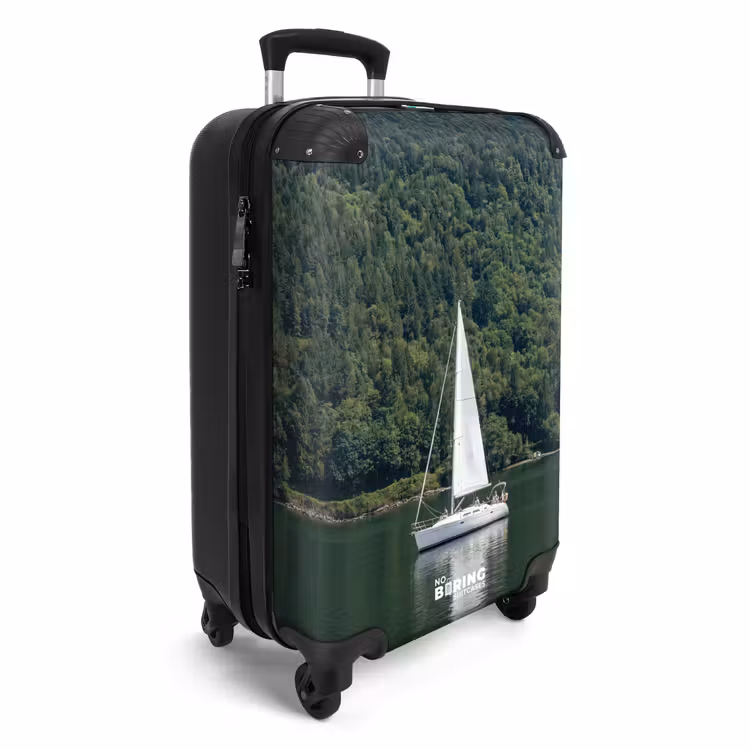 Valise - Voilier - Eau - Montagnes - Nature - Verdure — 2