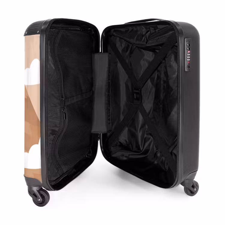 Valise - Pyramide - Soleil - Désert - Moderne - Orange — 5