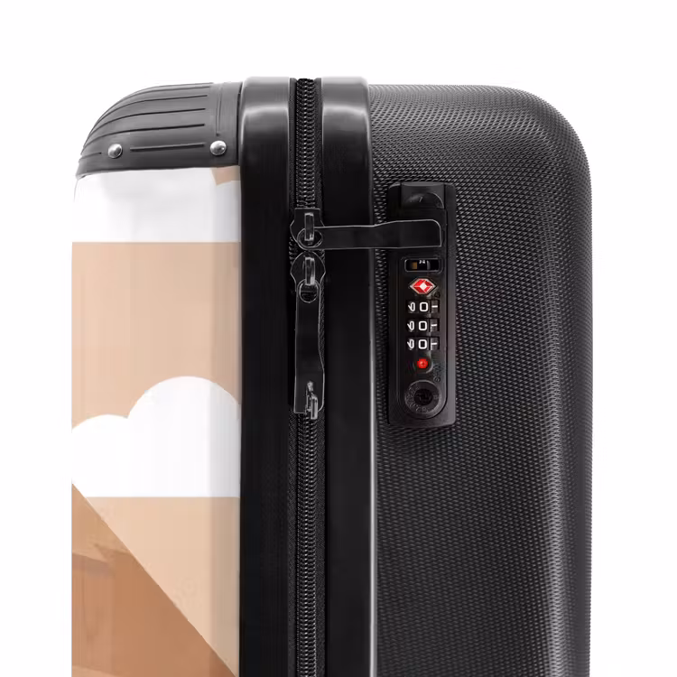 Valise - Pyramide - Soleil - Désert - Moderne - Orange — 6