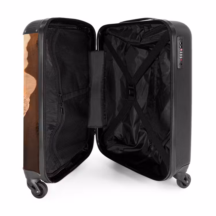 Valise - Surfeur - Plage - Coucher de soleil - Océan - Or — 5