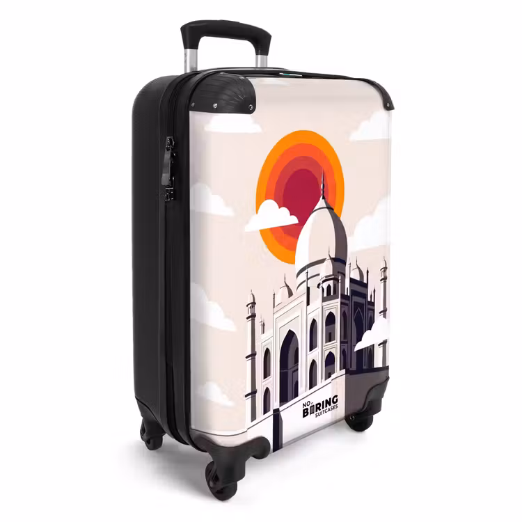 Valise - Taj Mahal - Soleil - Coupole - Architecture - Inde - Graphisme — 2