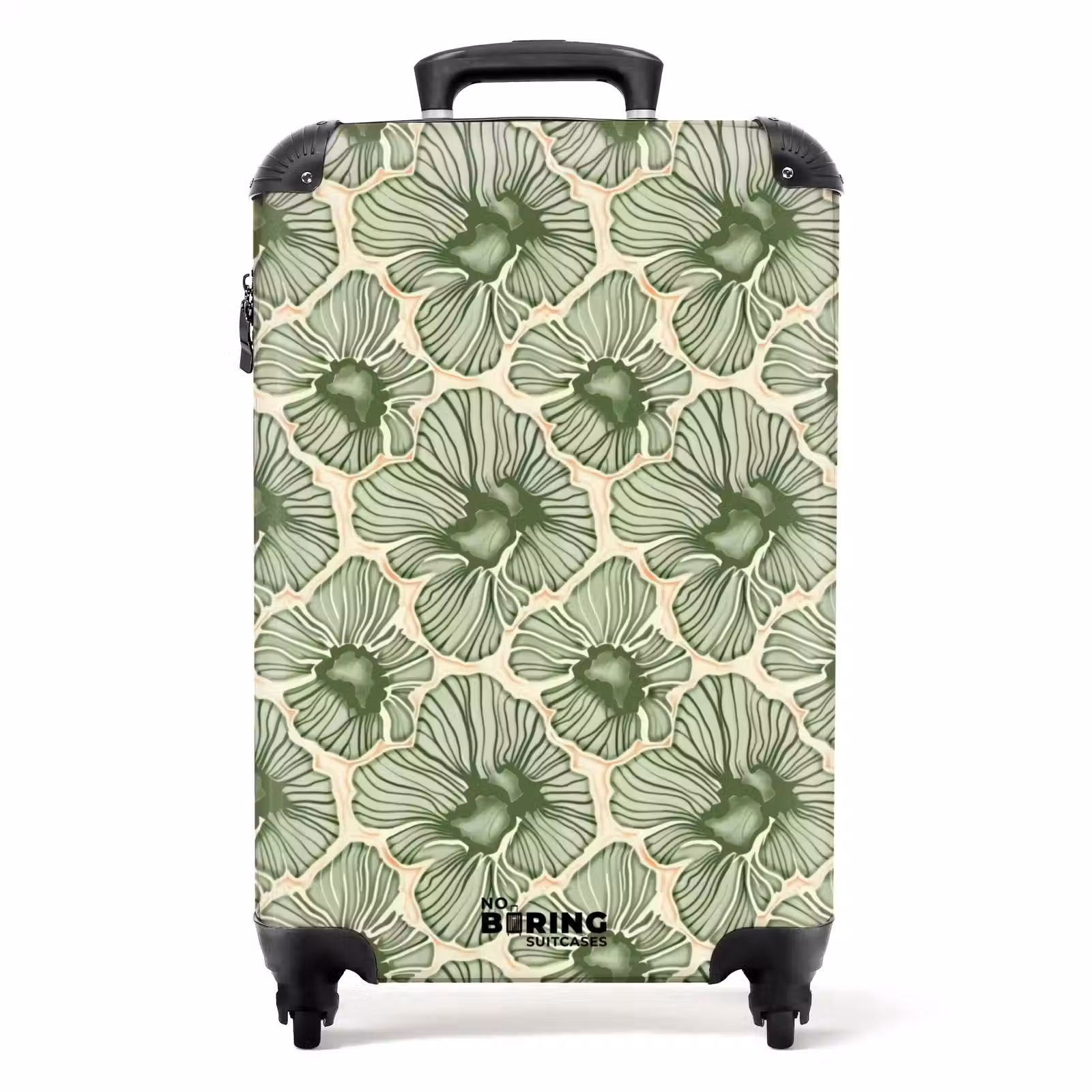 Valise - Vert - Botanique - Fleurs - Organique - Motif — 1