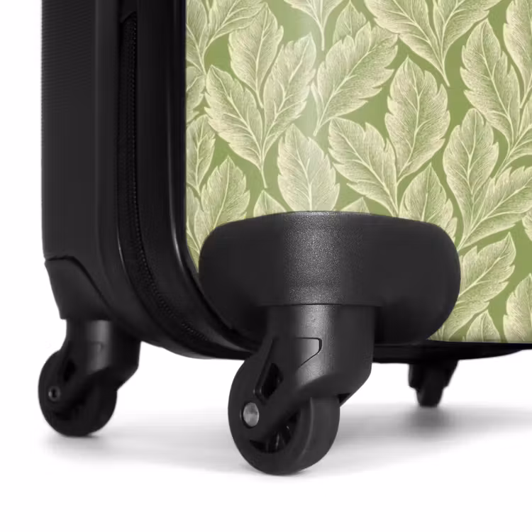 Valise - Vert - Botanique - Feuilles - Vintage - Motif — 7