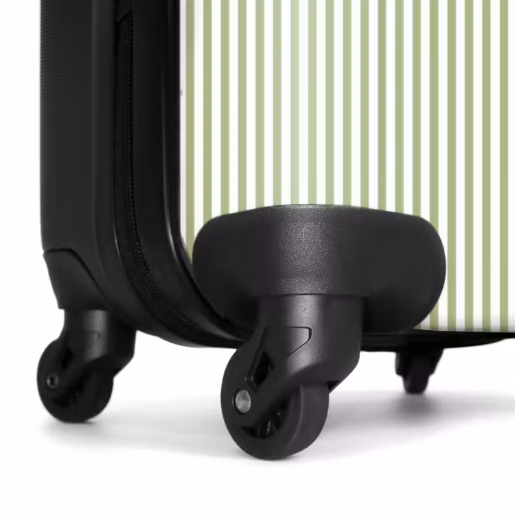 Valise - Vert sauge - Rayures - Minimaliste - Motif — 7