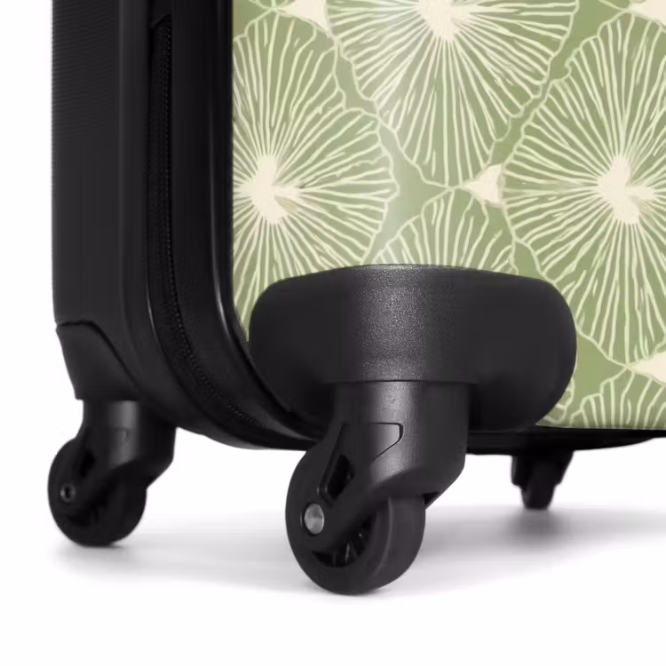 Valise - Vert saule - Botanique - Losanges - Organique - Motif — 7