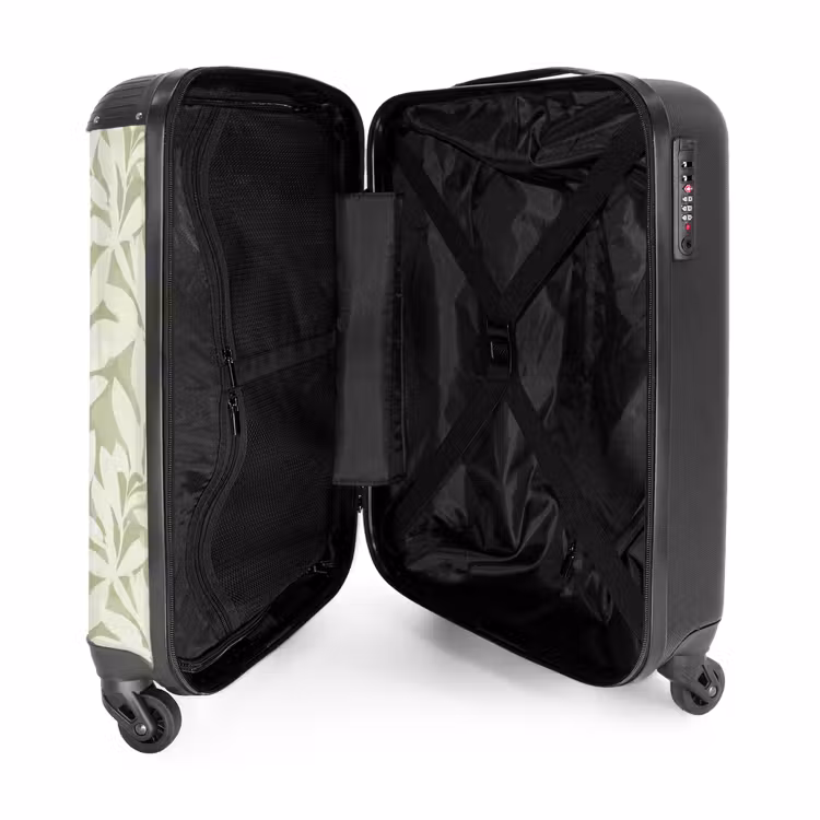 Valise - Vert saule - Botanique - Minimaliste - Motif — 5