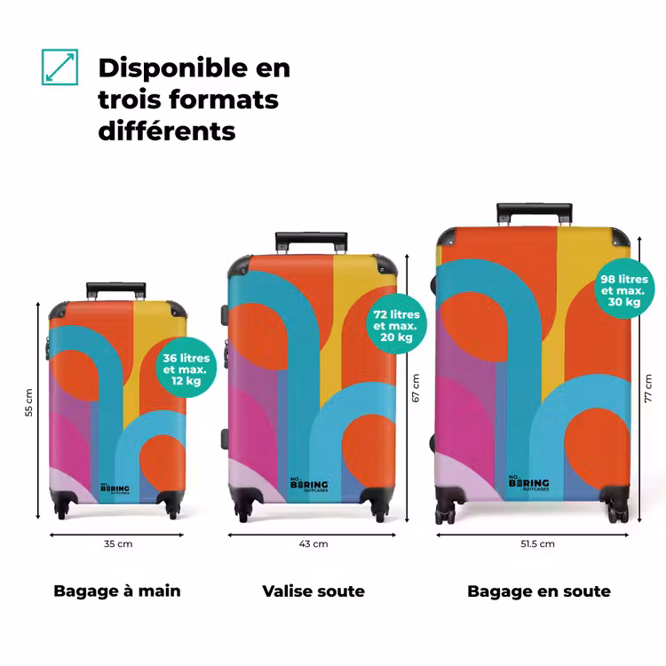 Valise - Résumé - Géométrie - Coloré - Moderne - Art — 1