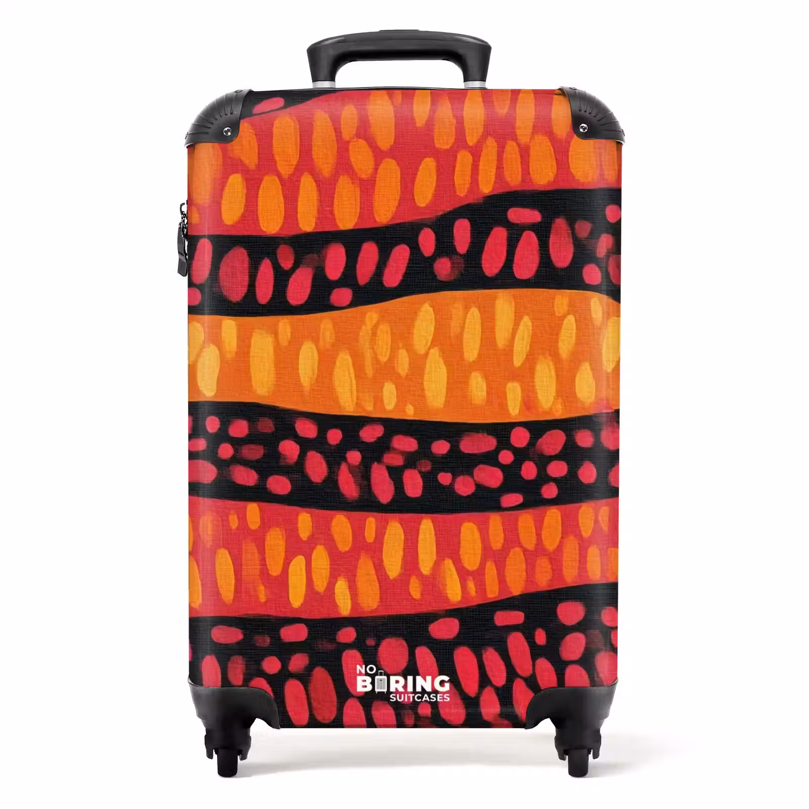 Valise - Orange - Rose - Expressif - Motif — 1