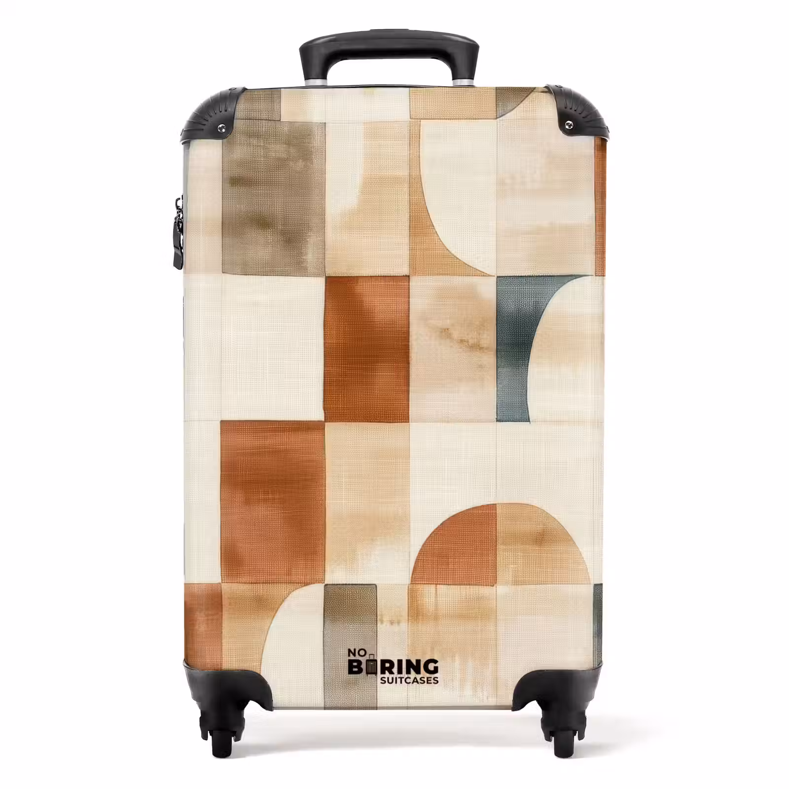 Valise - Terre cuite - Géométrique - Aquarelle - Texture — 1
