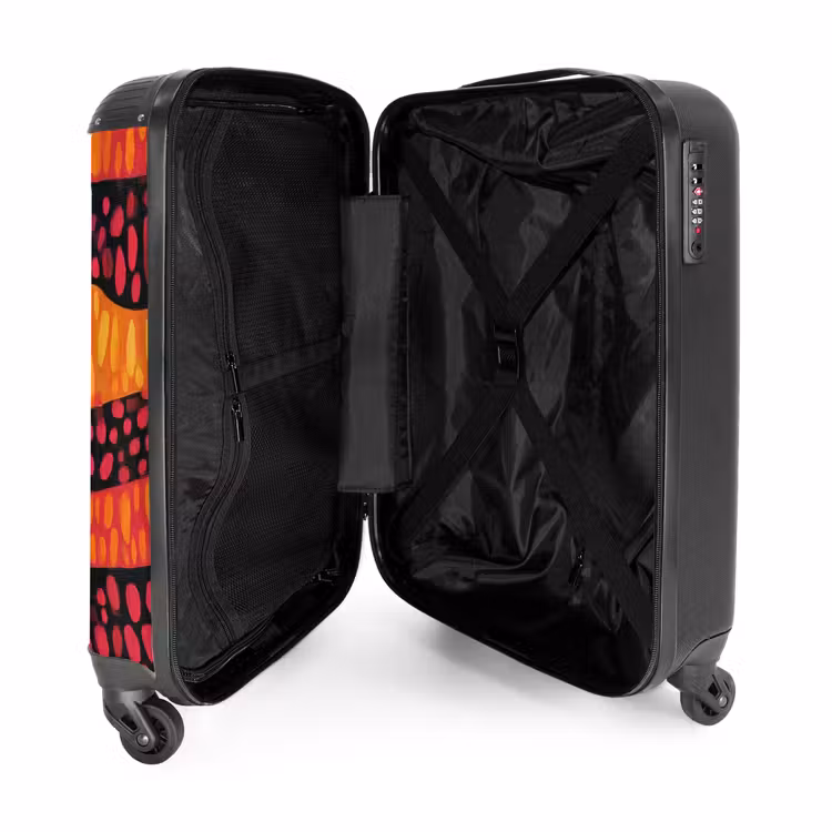 Valise - Orange - Rose - Expressif - Motif — 5