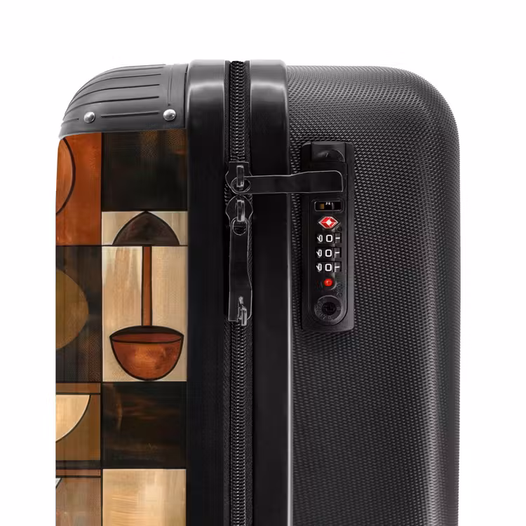 Valise - Terre cuite - Géométrique - Milieu du siècle - Motif — 6