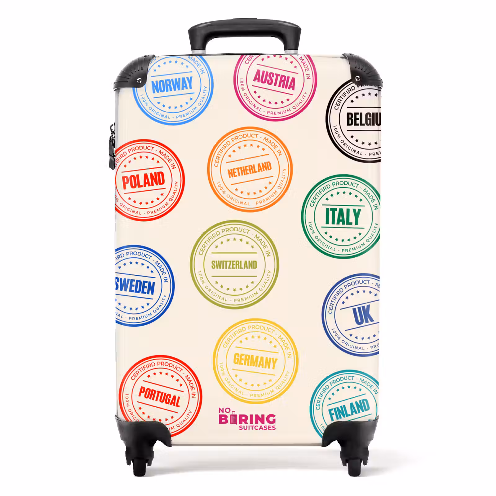 Valise - Pays - Cercles - Coloré — 1