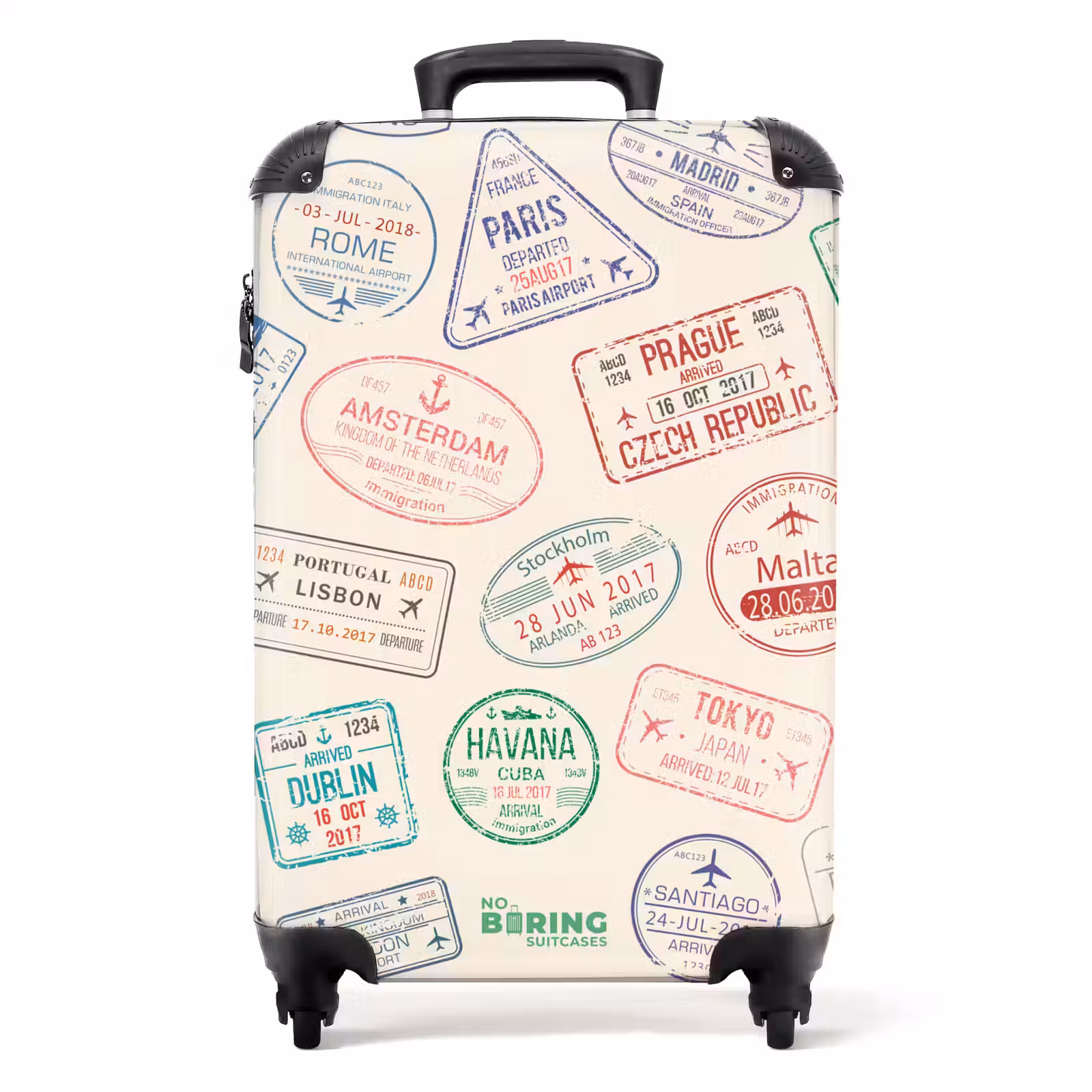 Valise - Tampons - Colorés - Pays — 1