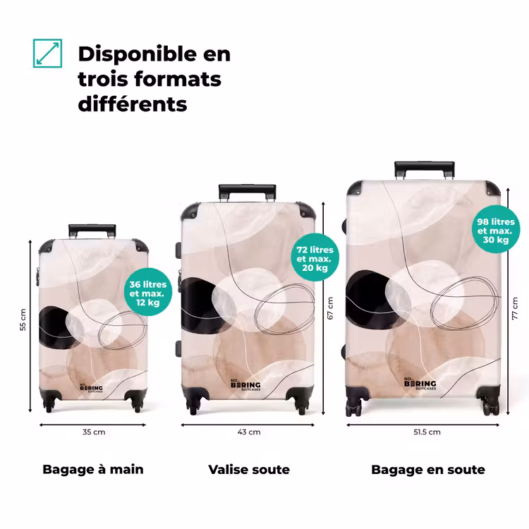 Valise - Lignes - Ondulées - Art — 1