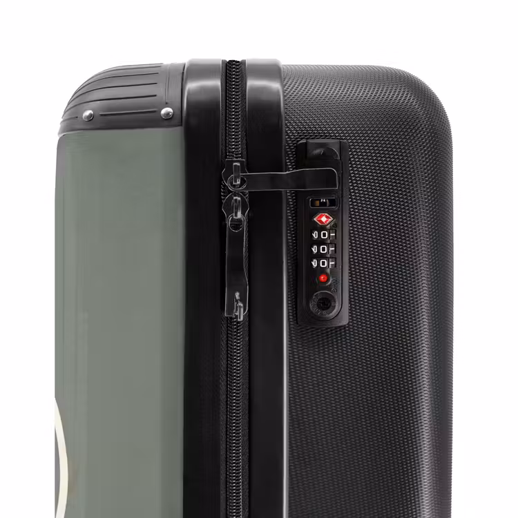 Valise - Motif - Cercle - Abstrait - Vert - Décoration — 6