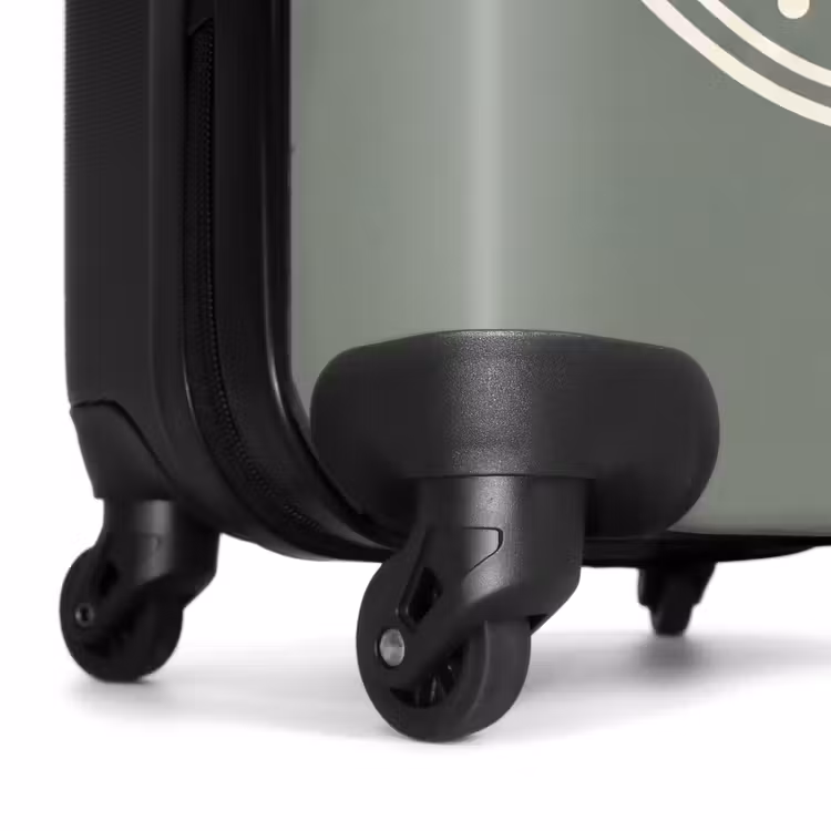 Valise - Motif - Cercle - Abstrait - Vert - Décoration — 7