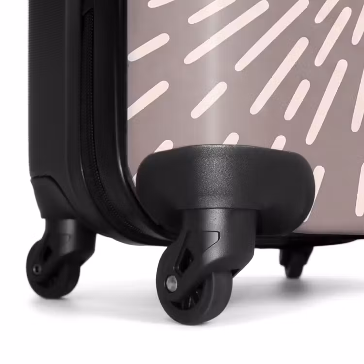 Valise - Motif - Rayons - Abstrait - Moderne - Gris — 7
