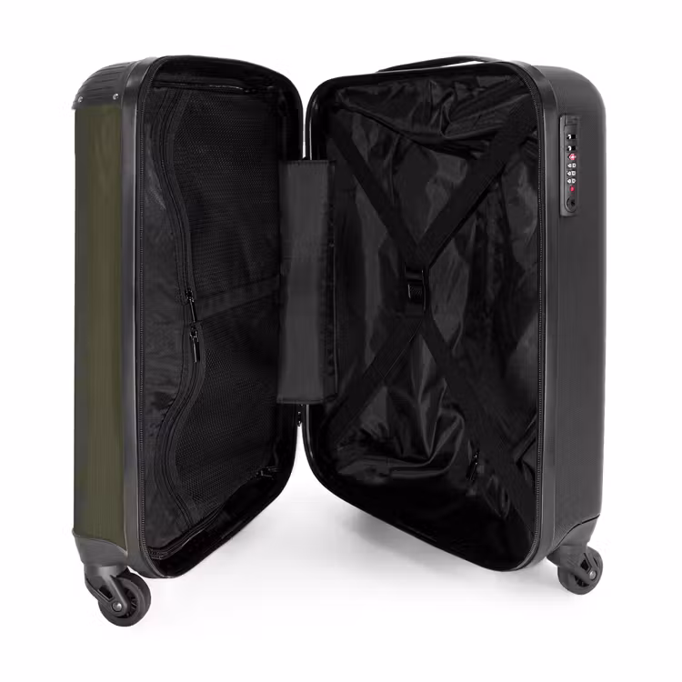 Valise - Motif - Spirale - Abstrait - Moderne - Vert — 5