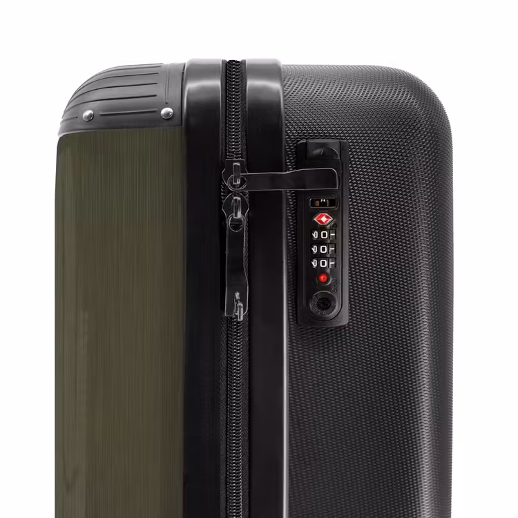 Valise - Motif - Spirale - Abstrait - Moderne - Vert — 6