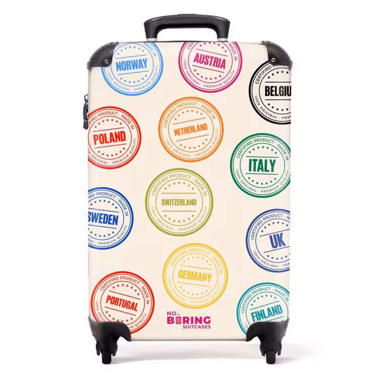 Valise - Pays - Cercles - Coloré — 1