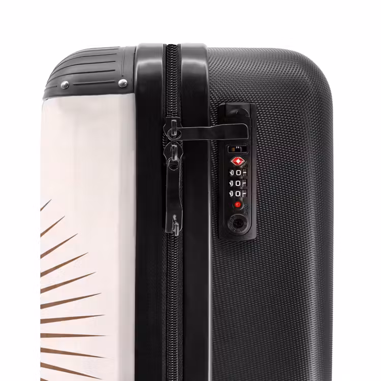 Valise - Résumé - Soleil - Symbole - Moderne - Beige — 6