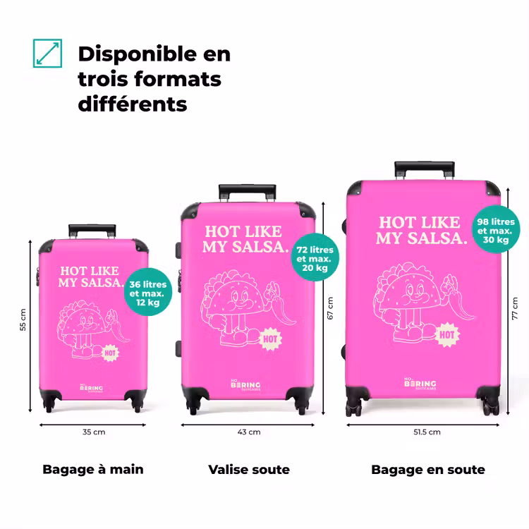 Valise - Rose - Piment - taco — 3