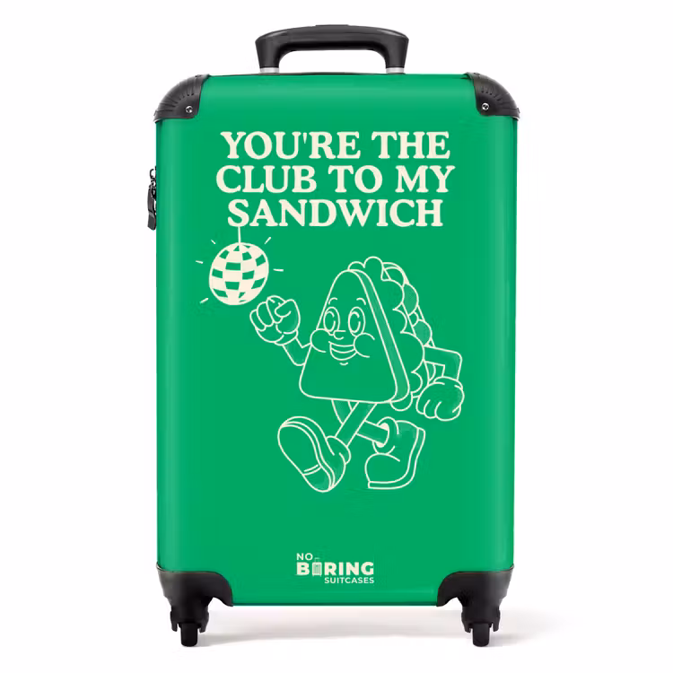 Valise - Sandwich - Vert - boule à facettes — 1