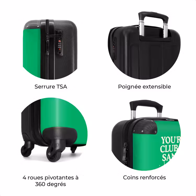 Valise - Sandwich - Vert - boule à facettes — 8