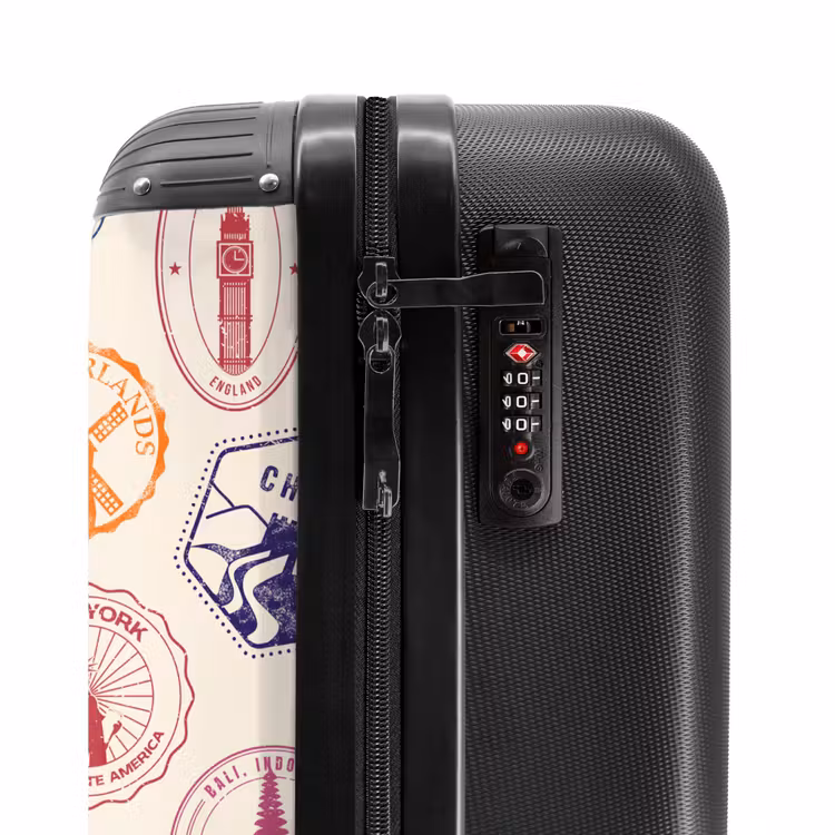 Valise - Tampons - Colorés - Le monde — 6