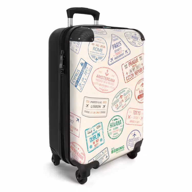 Valise - Tampons - Colorés - Pays — 2