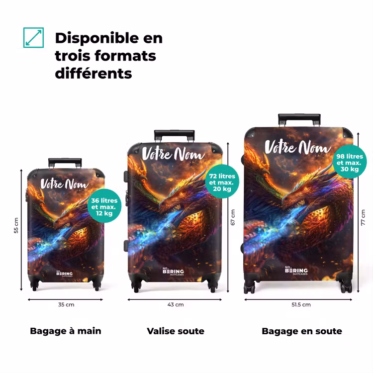 Valise avec nom - Guerrier chromatique — 3