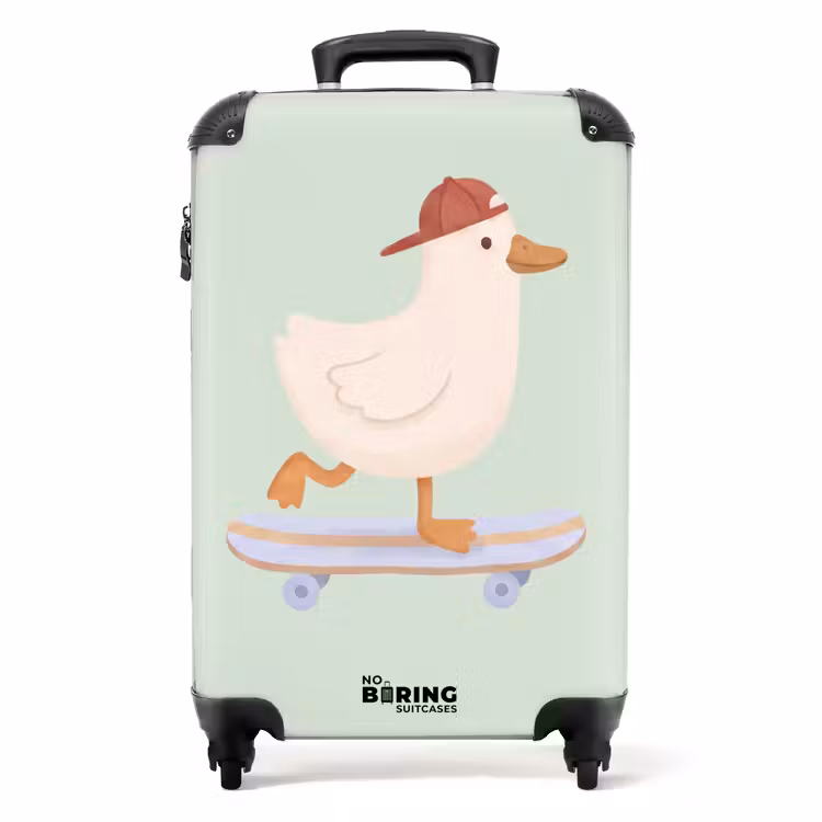 Koffer - Oiseau - Skateboard - Animaux - Dessin animé - Ludique — 1