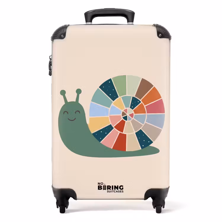 Koffer - Animaux - Escargot - Coloré - Illustration — 1