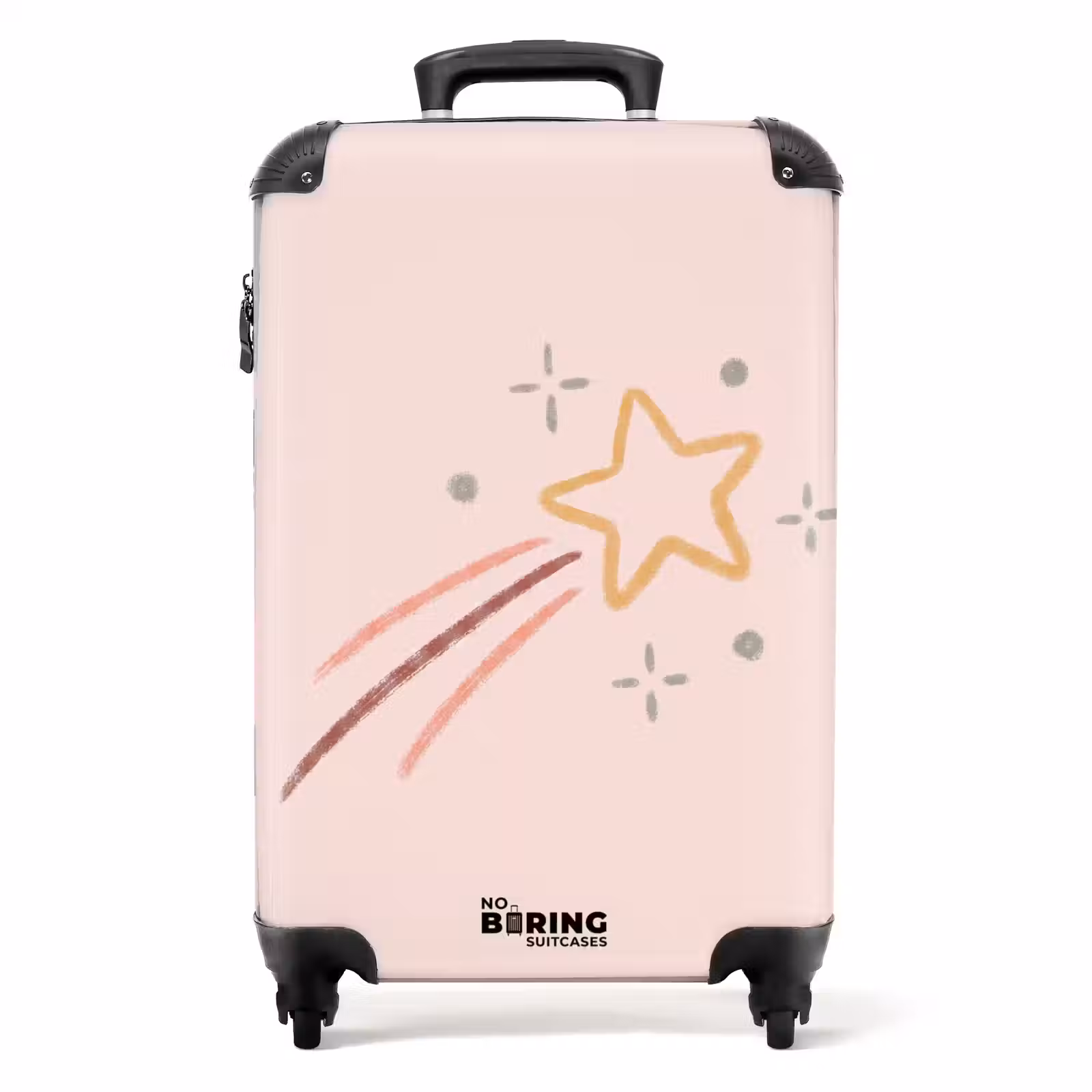 Koffer - Étoile - Étoile filante - Illustration - Pastel — 1