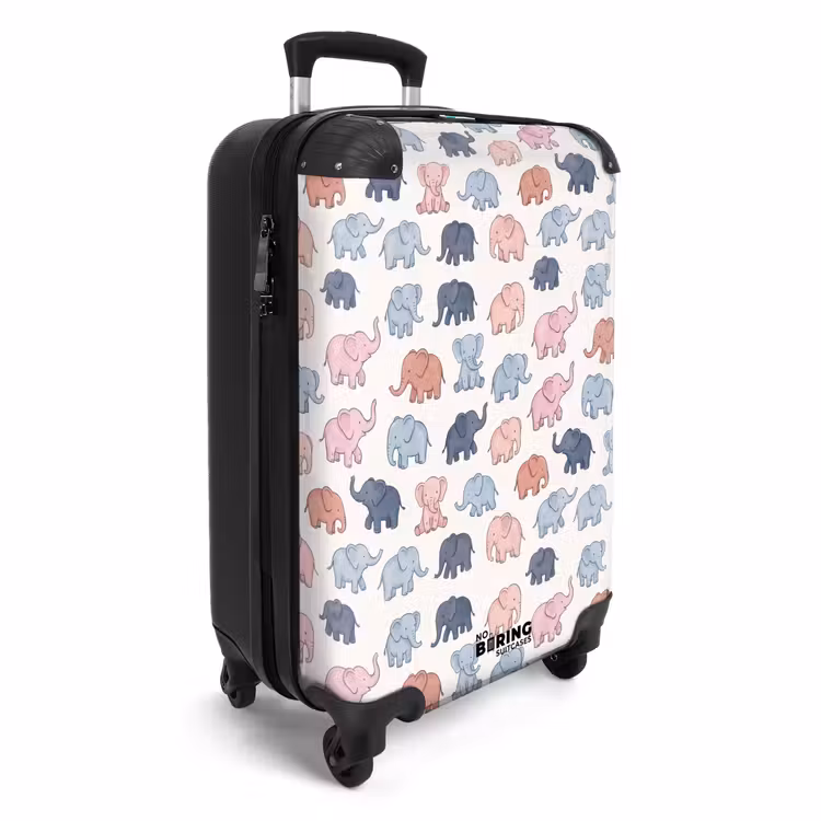 Koffer - Animaux - Motif - Chambre d'enfant - Pastel - Ludique — 2