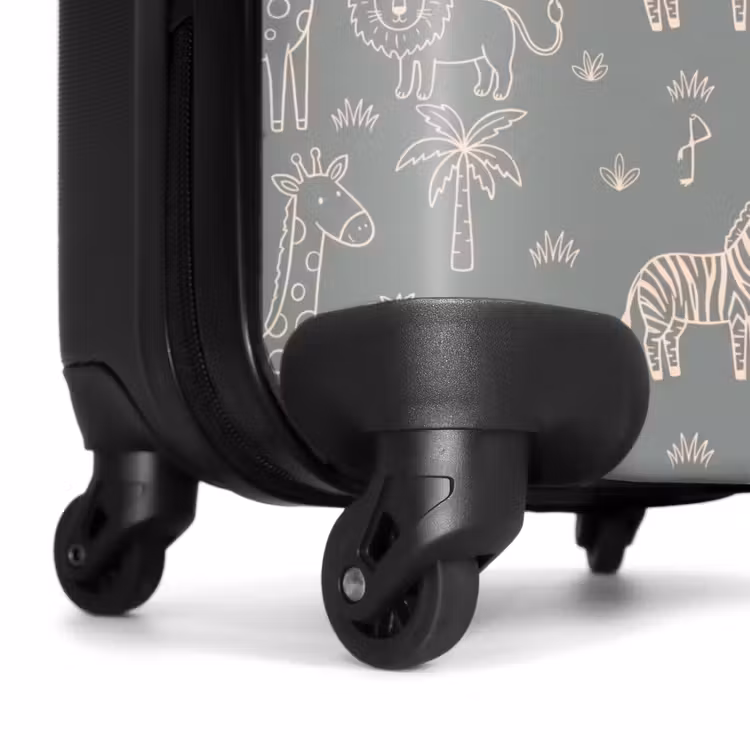 Koffer - Animaux - Safari - Motif - Illustration - Vert — 7