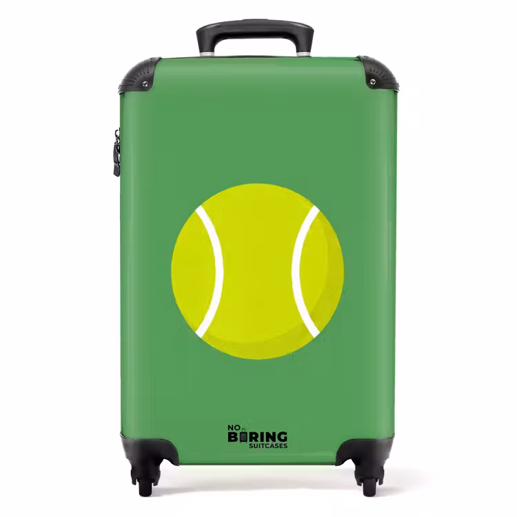 Koffer - Ballon - Jaune - Sport - Vert - Illustration — 1