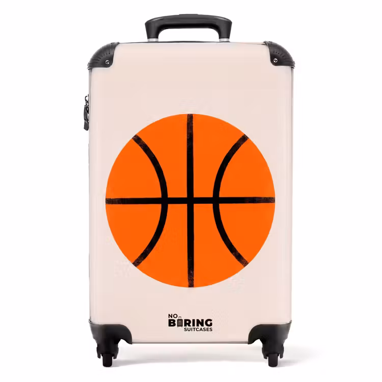 Koffer - Basket-ball - Ballon - Sport - Illustration - Orange — 1